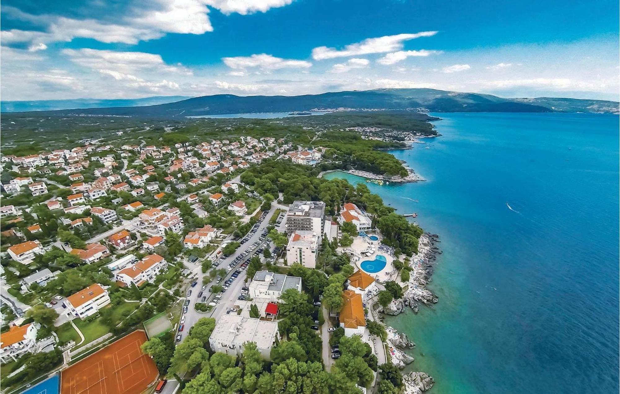 Nice Apartment In Krk With House Sea View Крк Екстер'єр фото